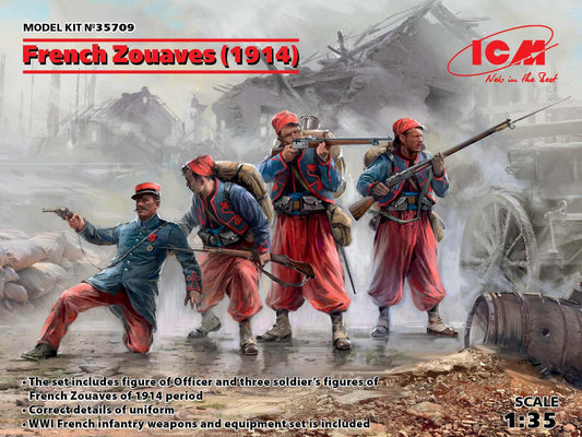 010 - ICM - 35709 - French Zouaves (1914) - primary image
