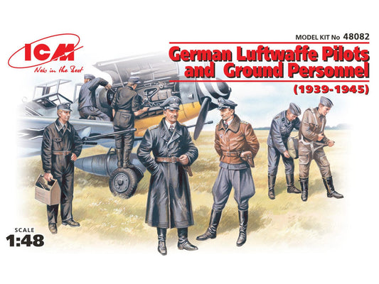 010 - ICM - 48082 - German Luftwaffe Pilots and Ground Staff - primary image