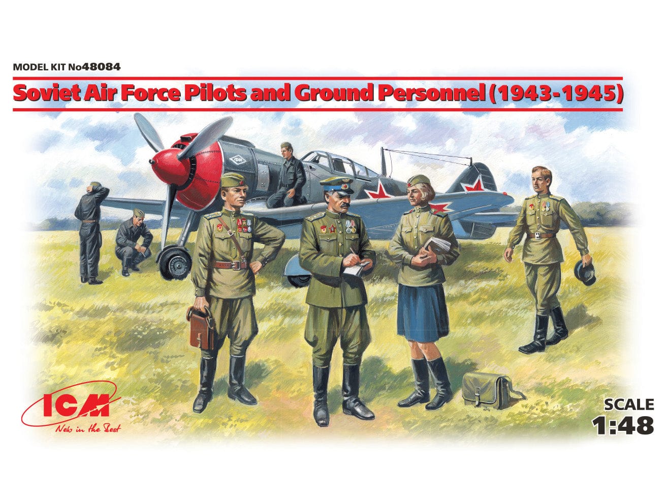 Pilotes et personnel au sol soviétiques (1943-1945)