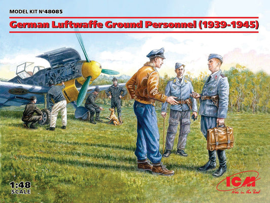 010 - ICM - 48085 - German Luftwaffe Ground Staff - primary image