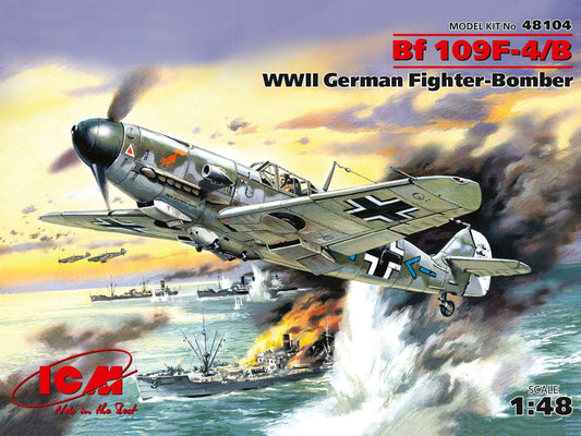 010 - ICM - 48104 - Messerschmitt Bf 109 F-4/B - primary image