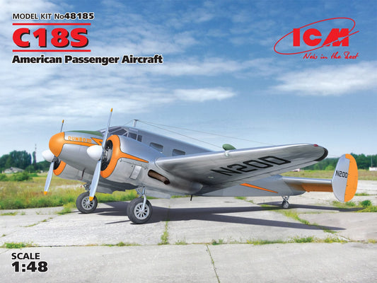 010 - ICM - 48185 - Beechcraft Model C18S - primary image