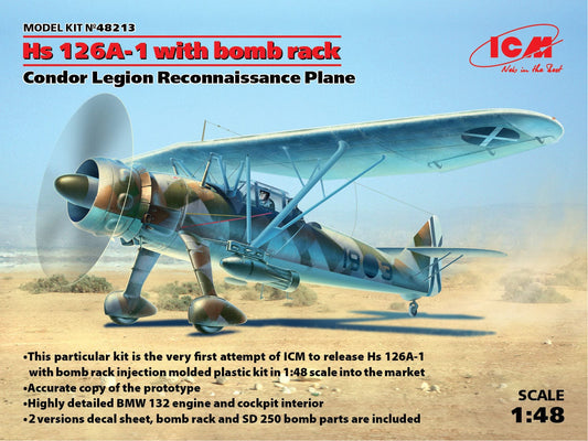 010 - ICM - 48213 - Henschel Hs 126 A-1 - primary image
