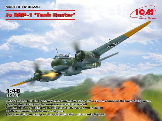 010 - ICM - 48228 - Junkers Ju 88 P-1 - primary image
