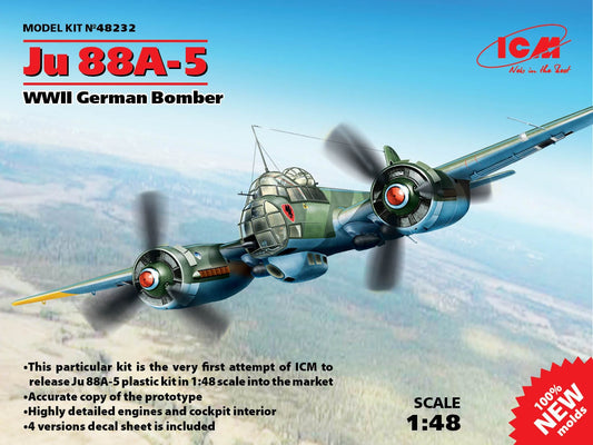 010 - ICM - 48232 - Junkers Ju 88 A-5 - primary image