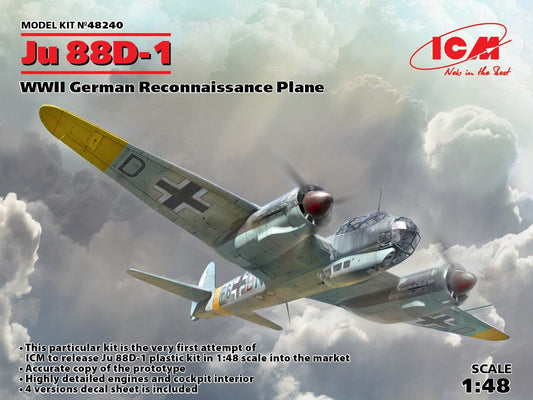 010 - ICM - 48240 - Junkers Ju 88 D-1 - primary image
