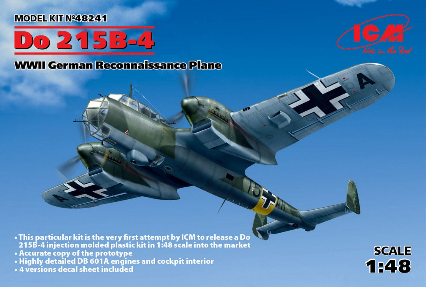 010 - ICM - 48241 - Dornier Do 215 B-4 - primary image