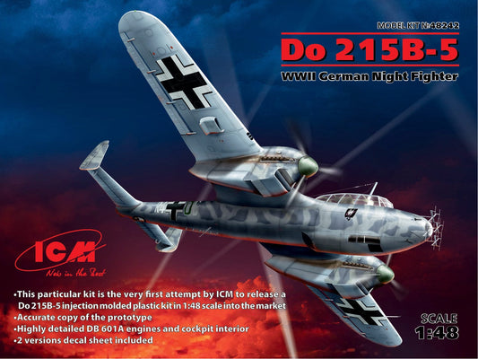 010 - ICM - 48242 - Dornier Do 215 B-5 Kauz III - primary image