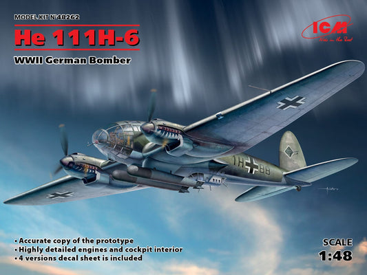 010 - ICM - 48262 - Heinkel He 111 H-6 - primary image