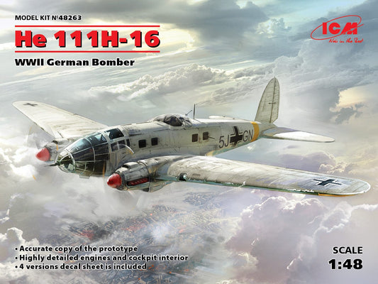 010 - ICM - 48263 - Heinkel He 111 H-16 - primary image