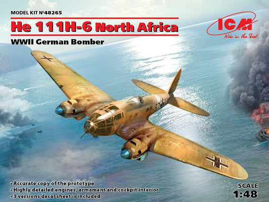 010 - ICM - 48265 - Heinkel He 111 H-6 - primary image