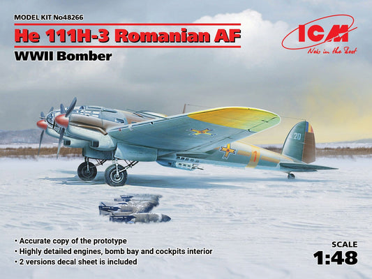 010 - ICM - 48266 - Heinkel He 111 H-3 - primary image