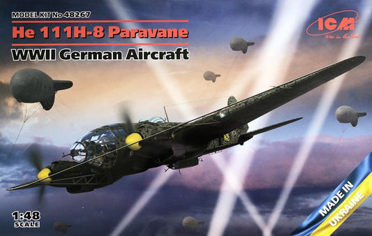 010 - ICM - 48267 - Heinkel He 111 H-8 Paravane - primary image