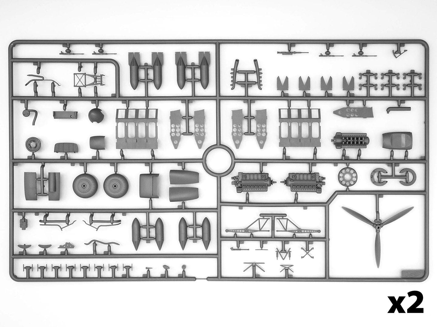203 - ICM - 48268 - Heinkel He 111 H-20 - sprue