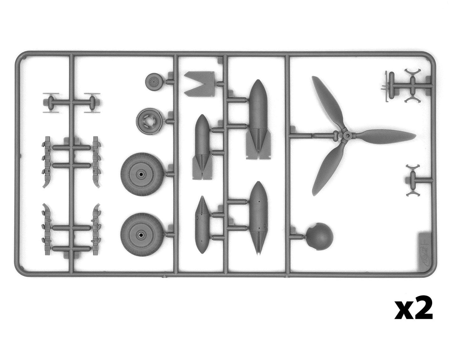 206 - ICM - 48268 - Heinkel He 111 H-20 - sprue