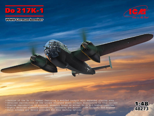 010 - ICM - 48273 - Dornier Do 217 K-1 - primary image