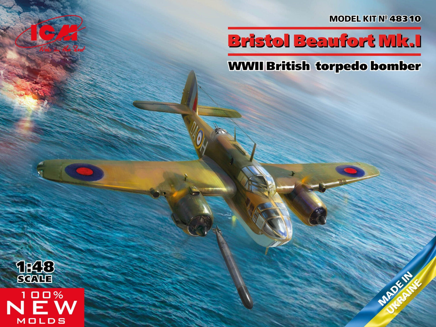 010 - ICM - 48310 - Bristol Beaufort Mk I - primary image
