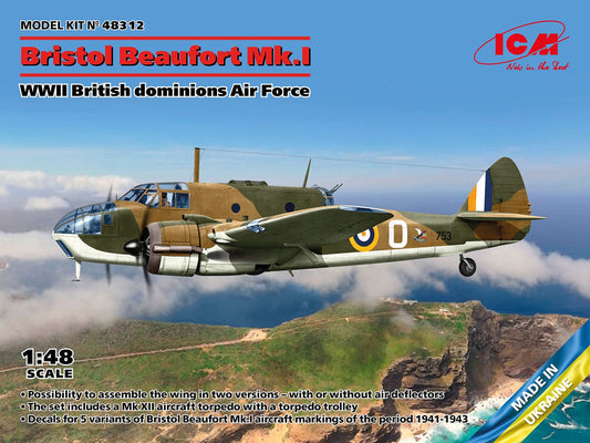 010 - ICM - 48312 - Bristol Beaufort Mk IA - primary image