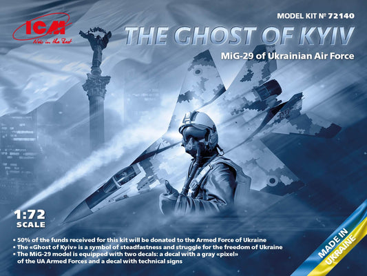 010 - ICM - 72140 - Mikoyan MiG-29S Fulcrum C ‘The Ghost of Kyiv’ - primary image
