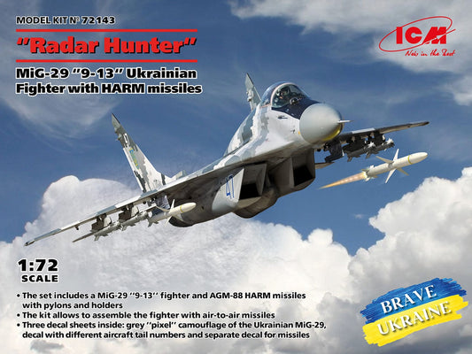 010 - ICM - 72143 - Mikoyan MiG-29 Izd. 9-13 Fulcrum C ‘Radar Hunter’ - primary image