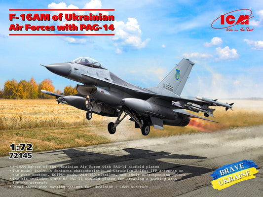 010 - ICM - 72145 - General Dynamics F-16AM Fighting Falcon - primary image