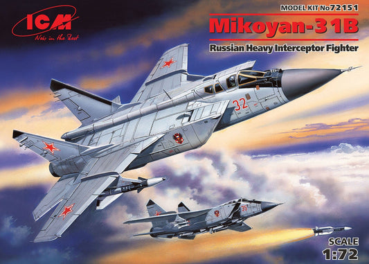 010 - ICM - 72151 - Mikoyan MiG-31B Foxhound - primary image