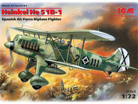 010 - ICM - 72191 - Heinkel He 51 B-1 - primary image