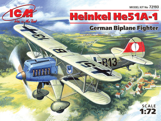 010 - ICM - 72193 - Heinkel He 51 A-1 - primary image