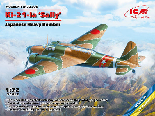 010 - ICM - 72205 - Mitsubishi Ki-21-Ia Sally - primary image