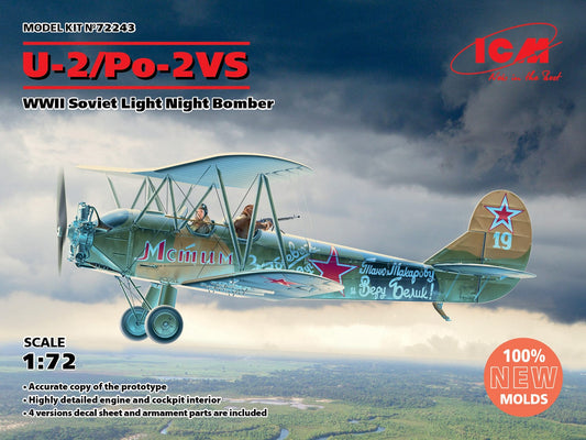 010 - ICM - 72243 - Polikarpov Po-2LNB / U-2LNB/VS - primary image