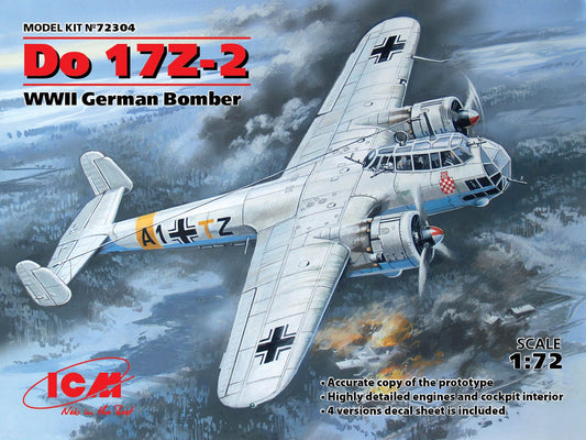 010 - ICM - 72304 - Dornier Do 17 Z-2 - primary image