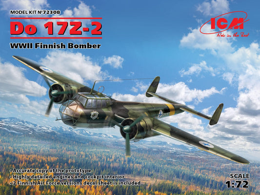 010 - ICM - 72308 - Dornier Do 17 Z-2 - primary image