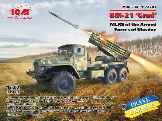 010 - ICM - 72707 - BM-21-1 Grad on Ural-4320 - primary image