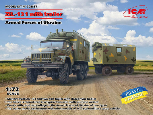 010 - ICM - 72817 - ZiL-131N with Trailer - primary image