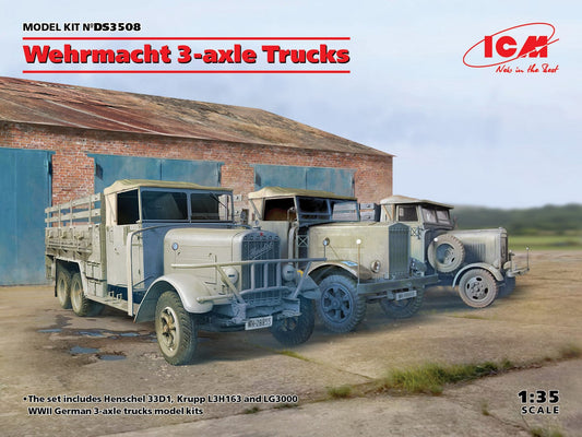 010 - ICM - DS3508 - German 3-axle Trucks - primary image