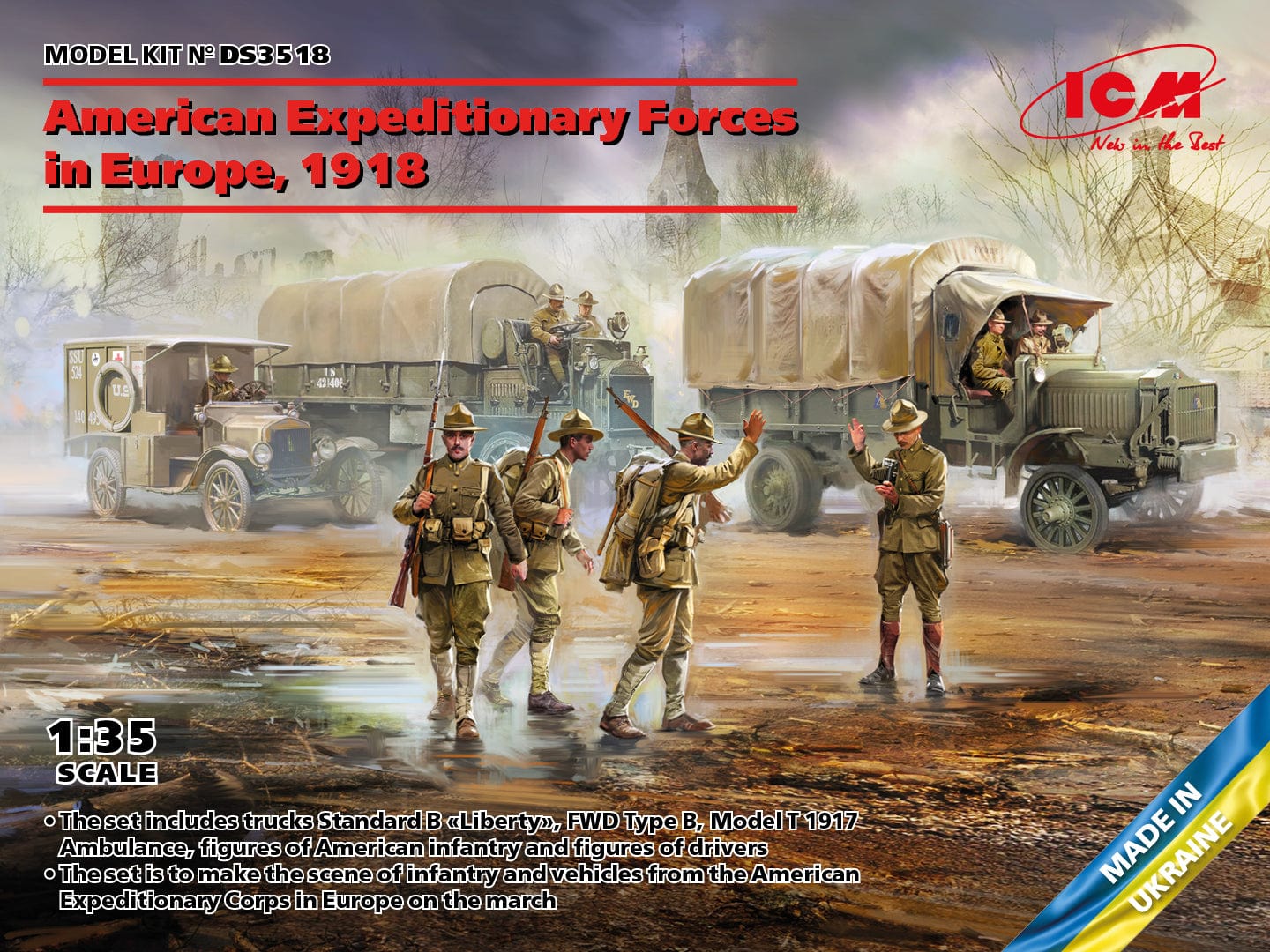 010 - ICM - DS3518 - American Expeditionary Forces in Europe (1918) - primary image