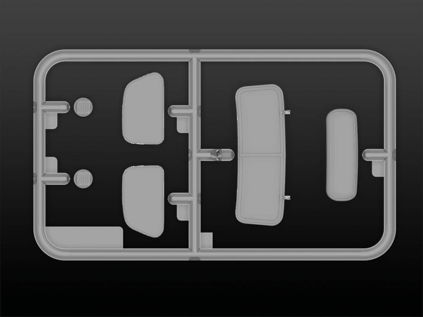 213 - ICM - DS3528 - United States Military Vehicles (WW2) - sprue
