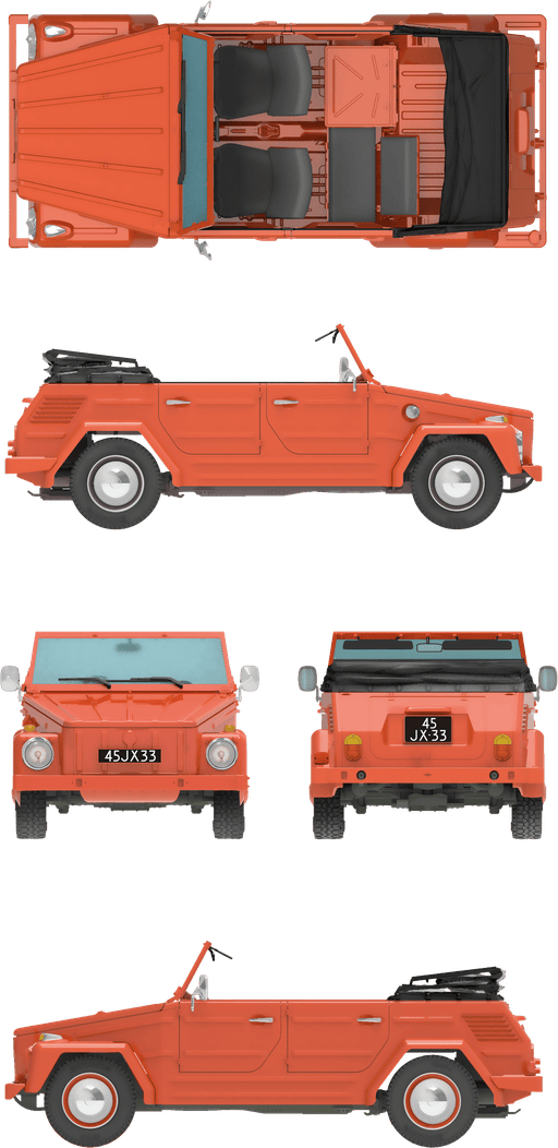 Das Werk - 35044 - Volkswagen Kurierwagen Typ 181 (Standard) - paint schemes