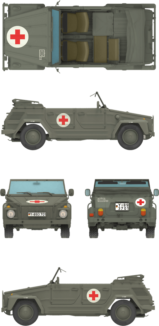 301 - Das Werk - 35044 - Volkswagen Kurierwagen Typ 181 (Standard) - paint schemes