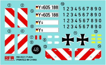 Das Werk - 35046 - SPz Puma - decals