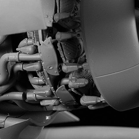 600 - Zoukei-Mura - SWS03 - Douglas A-1H Skyraider - unpainted model