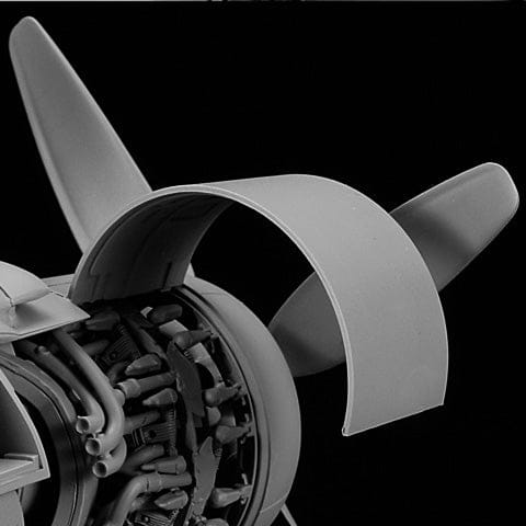 Zoukei-Mura - SWS03 - Douglas A-1H Skyraider - unpainted model