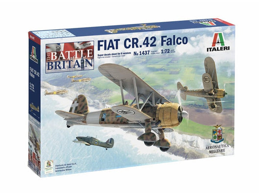 010 - Italeri - 1437 - Fiat CR.42 Falco ‘Battle of Britain’ - primary image