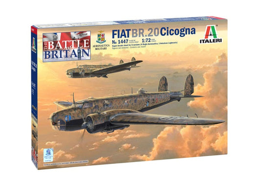010 - Italeri - 1447 - Fiat BR.20 Cicogna ‘Battle of Britain’ - primary image