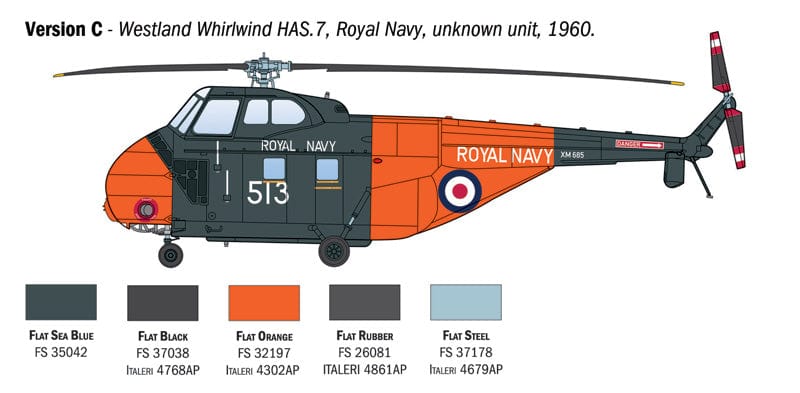 Sikorsky H-19D/HO4S-3/HRS-2 Chickasaw / Westland Whirlwind HAS.7