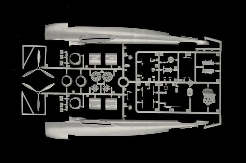 200 - Italeri - 1488 - Dornier Do 217 K-1/K-2 Fritz X - sprue