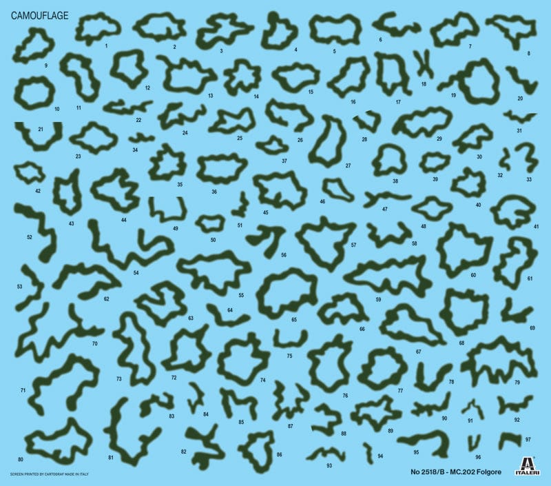 402 - Italeri - 2518 - Macchi C.202 Folgore - decals