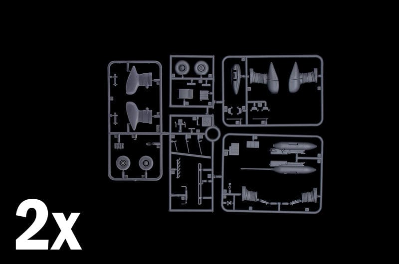 202 - Italeri - 2830 - Junkers Ju 87 G-1 Stuka Kanonenvogel - sprue