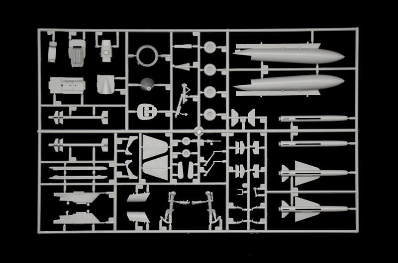 201 - Italeri - 2839 - Dassault Mirage F1 C/CR - sprue