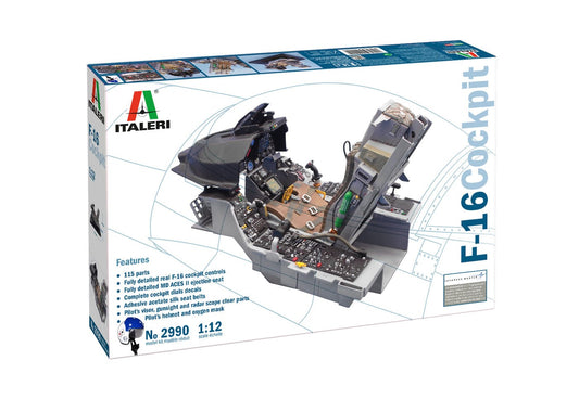 010 - Italeri - 2990 - General Dynamics F-16 Flying Falcon Cockpit - primary image